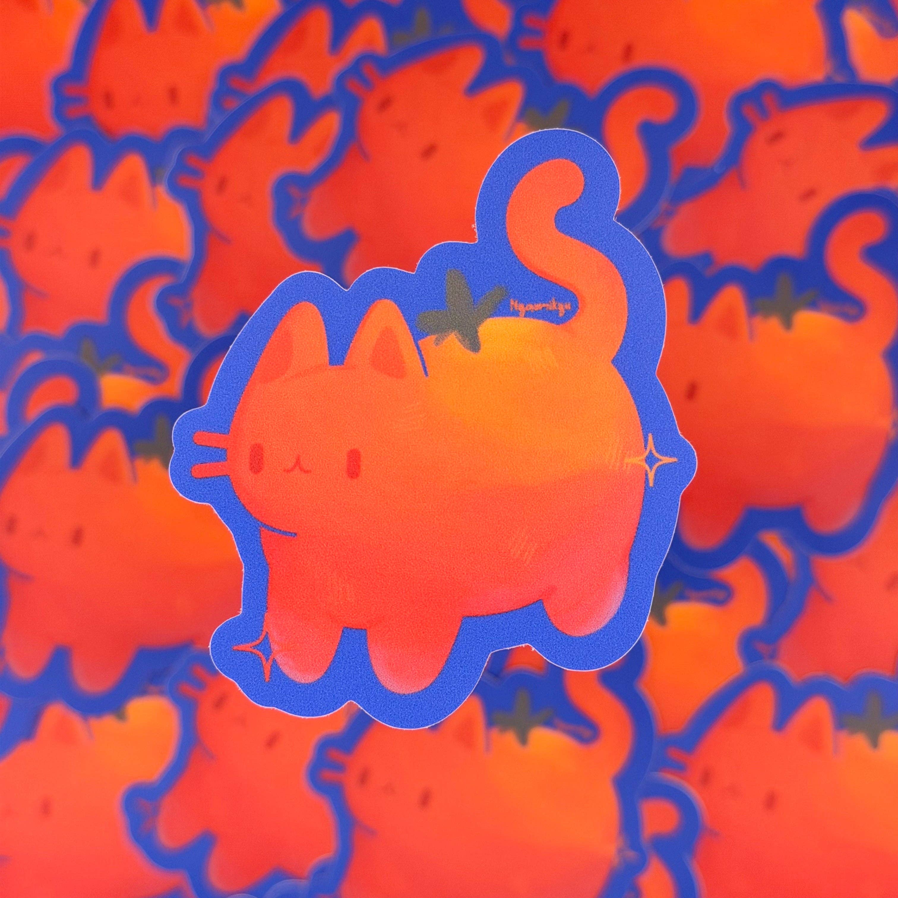 Nyaomikyu - Wholesale Sticker - Cat Tomato Sticker1