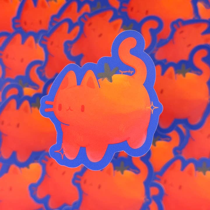 Nyaomikyu - Wholesale Sticker - Cat Tomato Sticker1