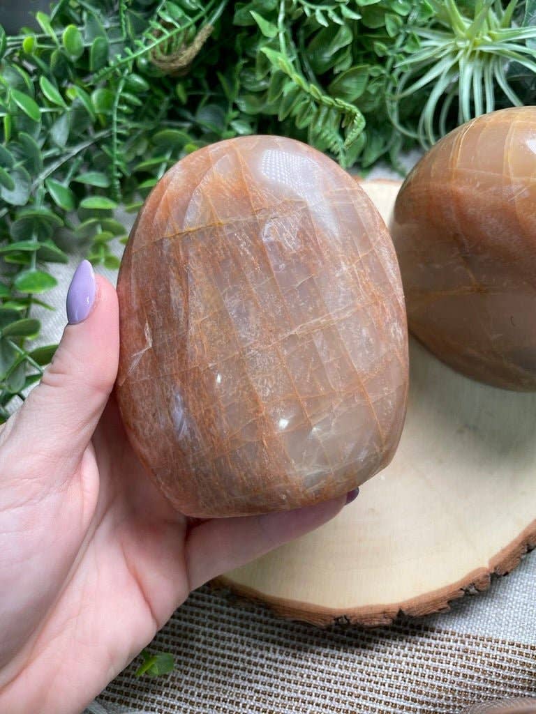 Copper Ashes - Wholesale Spiritual Stone/Crystal - Peach Moonstone Freeform0