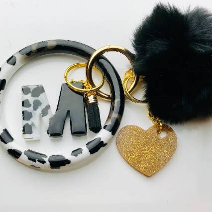 Ko Print Ombre nyckelring armband armband Set för wholesale av Shop Drip Express