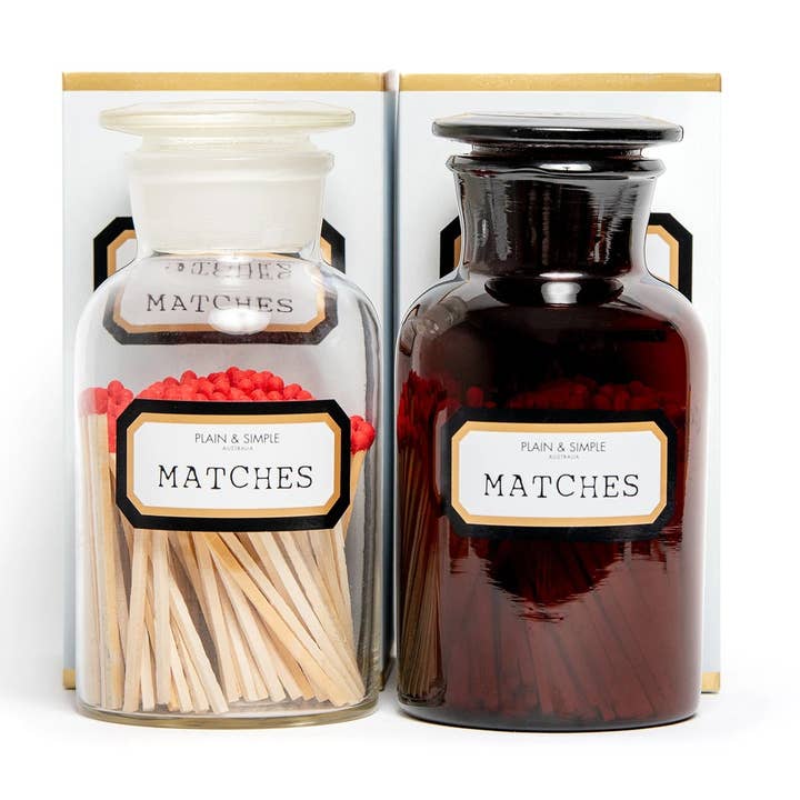 Apothecary Matches Boxed for wholesale by Plain & Simple Australia