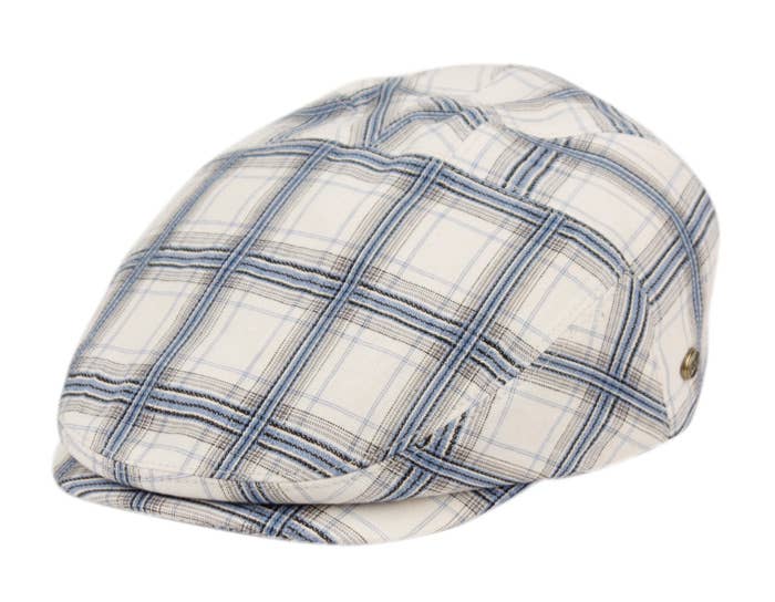Epoch hats - Wholesale Newsboy/Schoolboy Hat - Men's - Cotton Slim Fit Six Panel Plaid Ivy Cap4