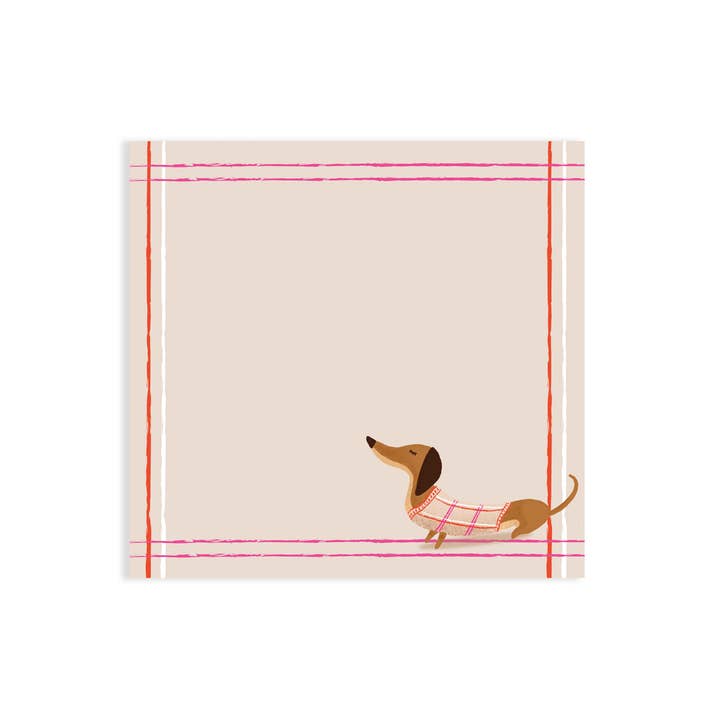 TARTAN DRESSED STICKY NOTES for wholesale by Jolly Joven