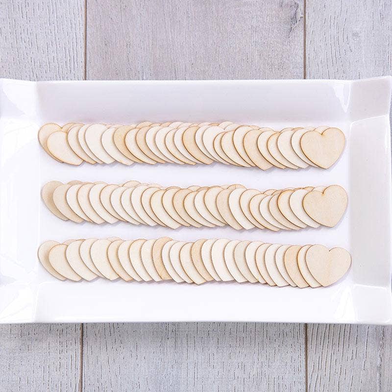 Kate Aspen - Wholesale Guest Book - Wooden Hearts for Guest Book Alternative (Set of 75)5