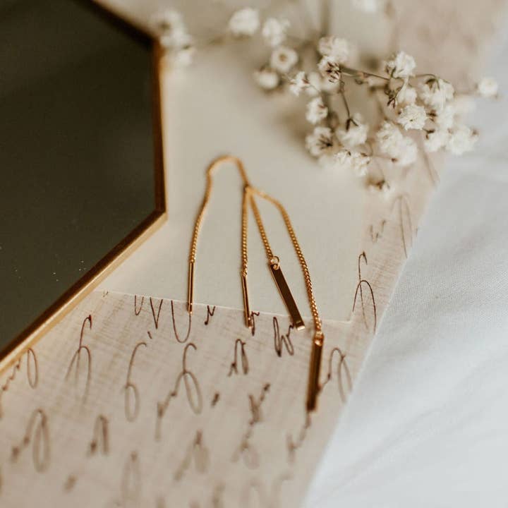 Mauve Jewelry Co. - Wholesale Dangle Earrings - Aria Classic Threaders6