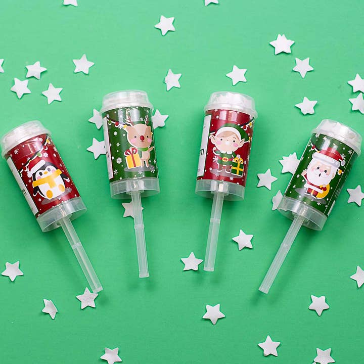 The Royal Standard - Wholesale Bath Bomb/Fizz - Festive Christmas Friends Confetti Poppers Vanilla Scented 24*15g