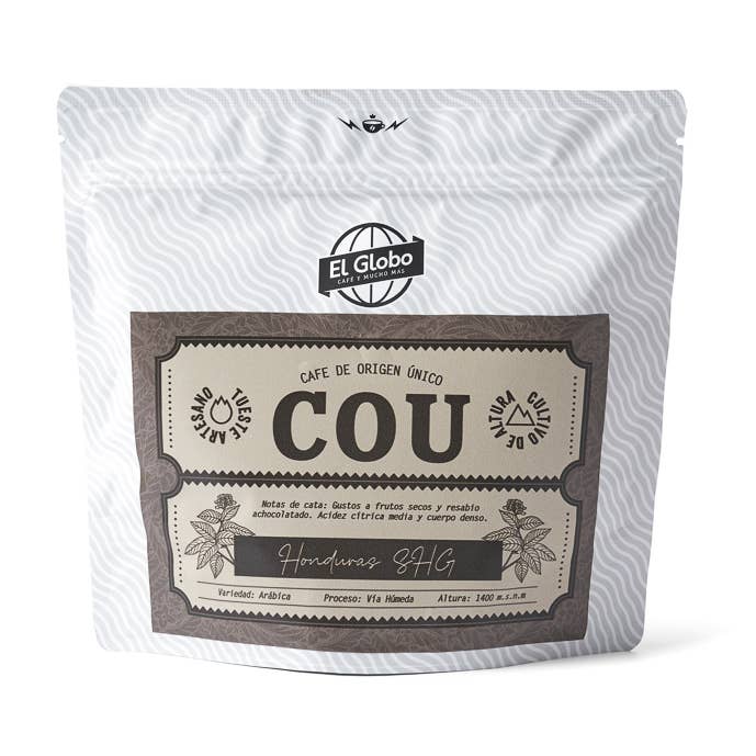 CAFÉ ORIGINE UNIQUE HONDURAS SHG 250g pour la vente par CAFÉS EL GLOBO SL