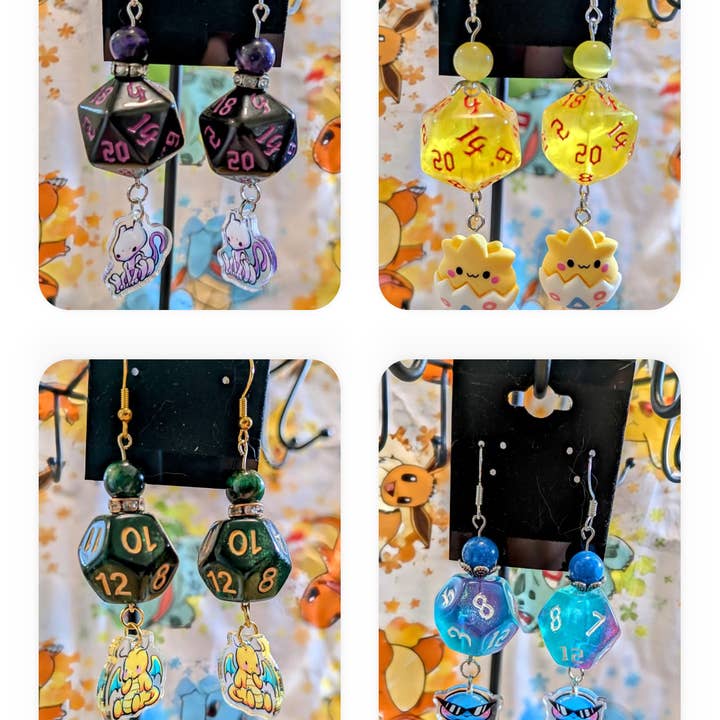 Melody's Menageries (Critical Crystals) - Wholesale Jewelry Set - Dice earring wholesale box7