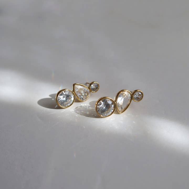 JESSA Jewelry - Wholesale Stud/Post Earrings - Simone Earring | Statement Earrings