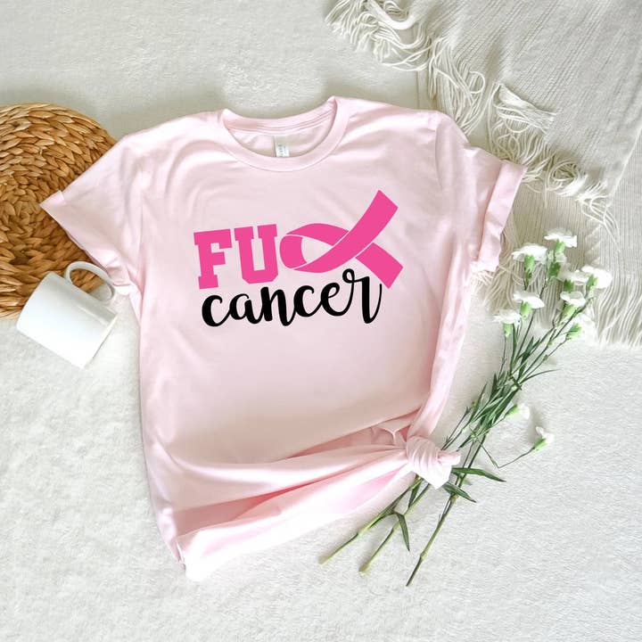 Fuck Cancer T-Shirt, Fighter Shirt, Cancer Warrior Tee for wholesale by VibeClothing