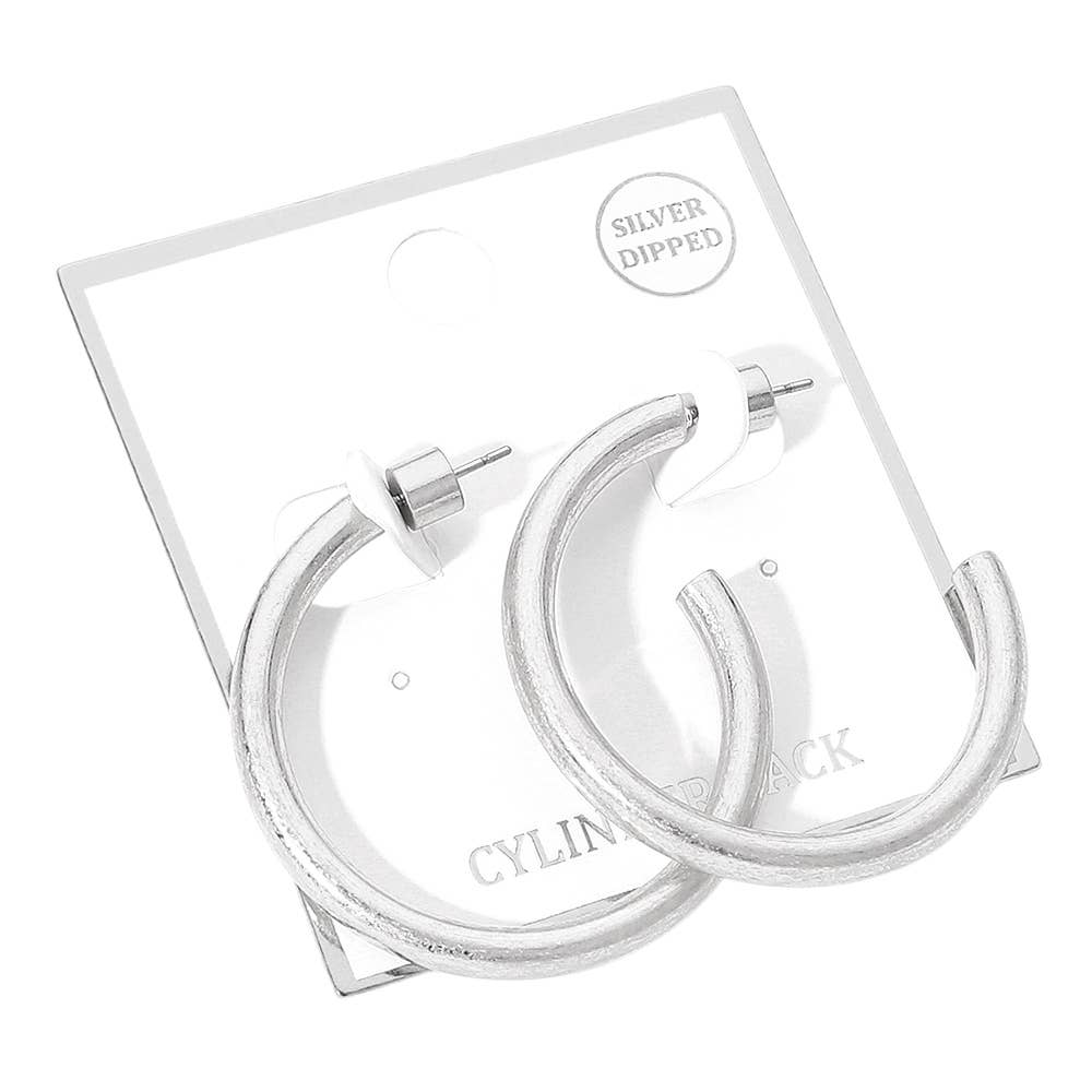 Sensibling Corp. - Venta al por mayor Pendientes de aro - Pendientes de Aro Abiertos Audaces Chapados en Oro8