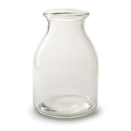 Vaso con bordo 'flow' h18 x12 cm per la vendita all'ingrosso da parte di Jodeco Glass