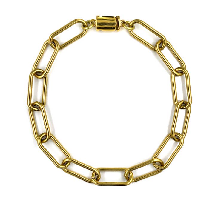 Paperclip Bracelet (7MM) for wholesale by Freedom Clasp