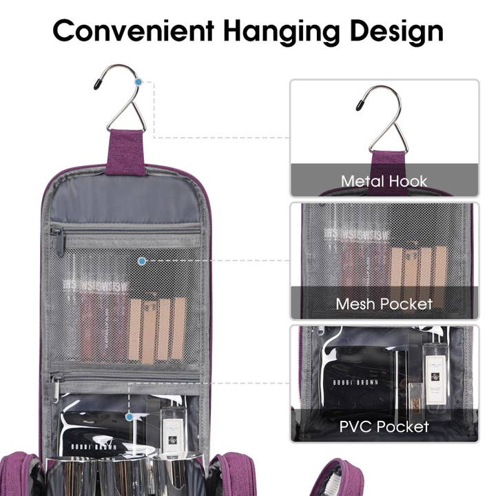 NARWEY INC - Wholesale Toiletry Bag - Women's - Hanging Toiletry Makeup Bag With compartment19