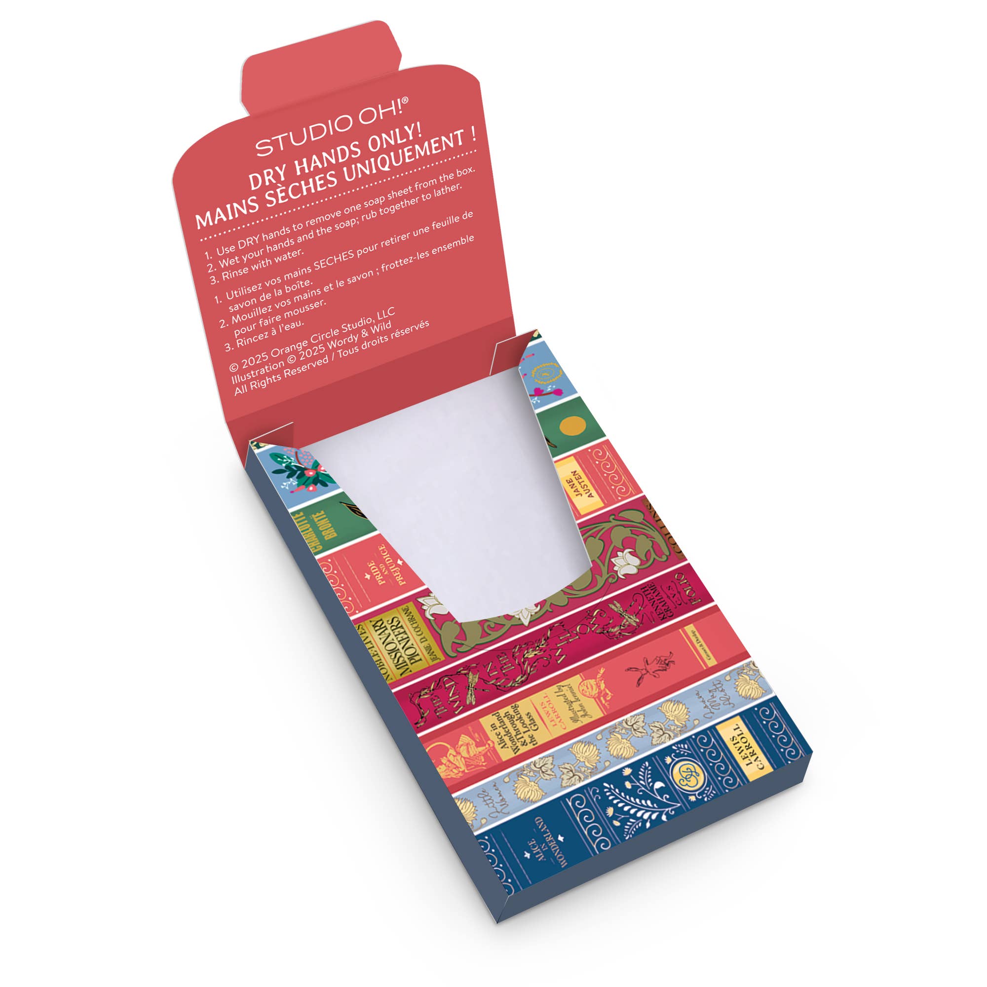 Studio Oh! - Wholesale Hand Soap/Wash - Fully Booked Single-Use Soap Sheets - Bookish1