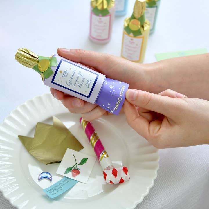 TOPS Malibu - Wholesale Party Favor - Tabletop Surprise - Celebrate - Champagne Bottle - Asst Clrs1