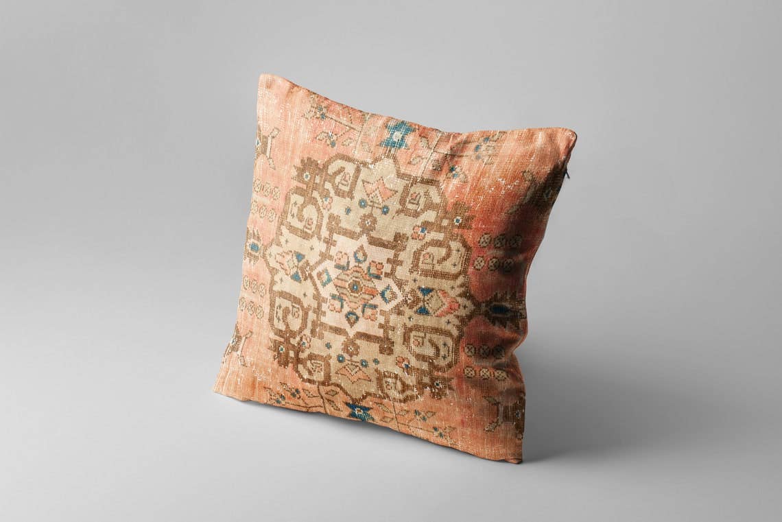 The Loom Wholesale - Vente Housse de coussin - Housse de coussin kilim au motif vintage – Idéal cadeau et décoration de canapé7