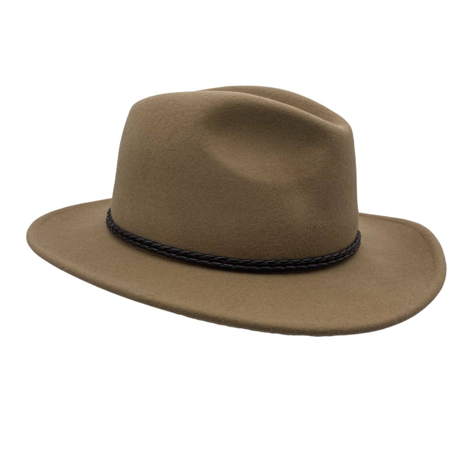 Jacaru Australia - Vente Chapeau en feutre – unisexe - Chapeau Fedora Jacaru 1847 Outback7