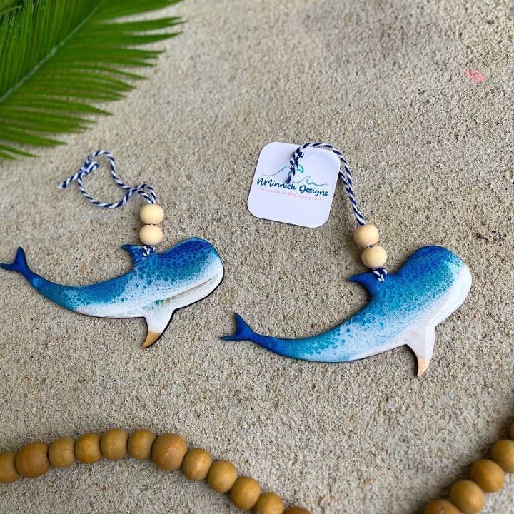 NMinnick Designs - Wholesale Ornament - Whale Shark Ocean Resin Ornament4