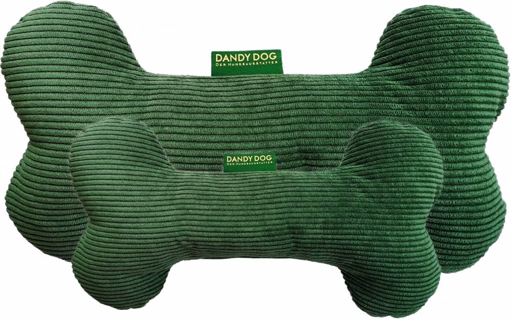 Dandy Dog - Wholesale Pet Plush Toy - Dog - Relax Green Bone Dog Toy0