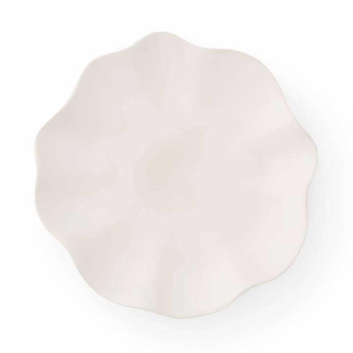 Sophie Conran Floret 8.5" Salad Plate- Creamy White for wholesale by Portmeirion, Spode, Pimpernel, Nacthmann, Wrendale Designs