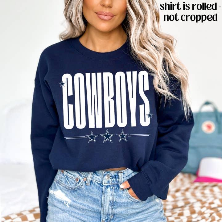 Dallas Cowboys Stars (Navy) for wholesale by XO, Hannah