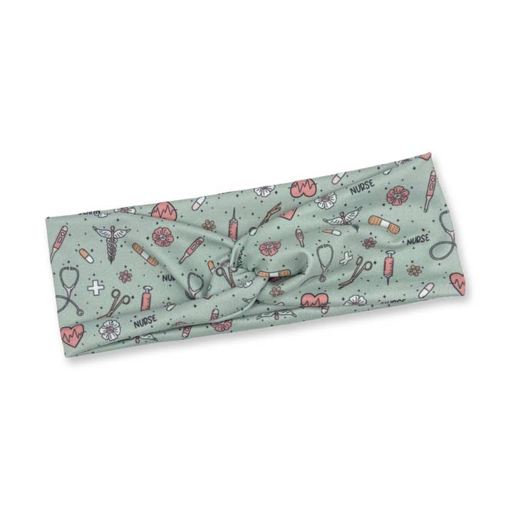 Faixa de Cabelo com Nó Heroína da Saúde por atacado de The Happy Headband Co