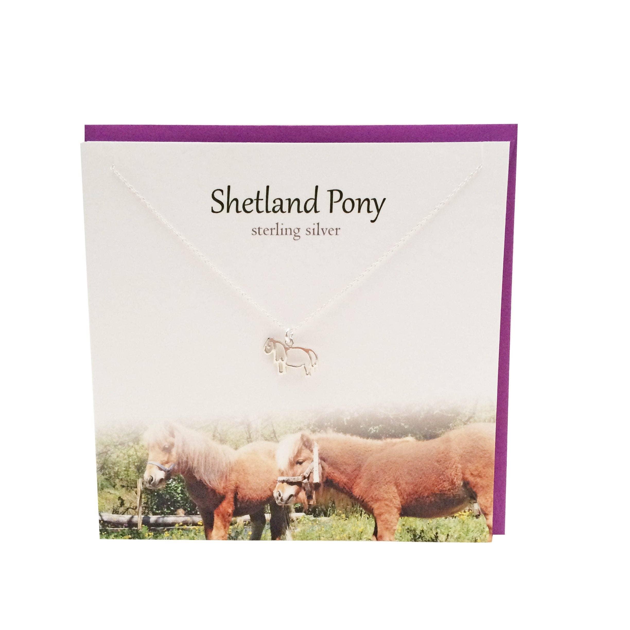 Glenna Studios – wholesale Pendant/charm necklace – Shetland Pony necklace0
