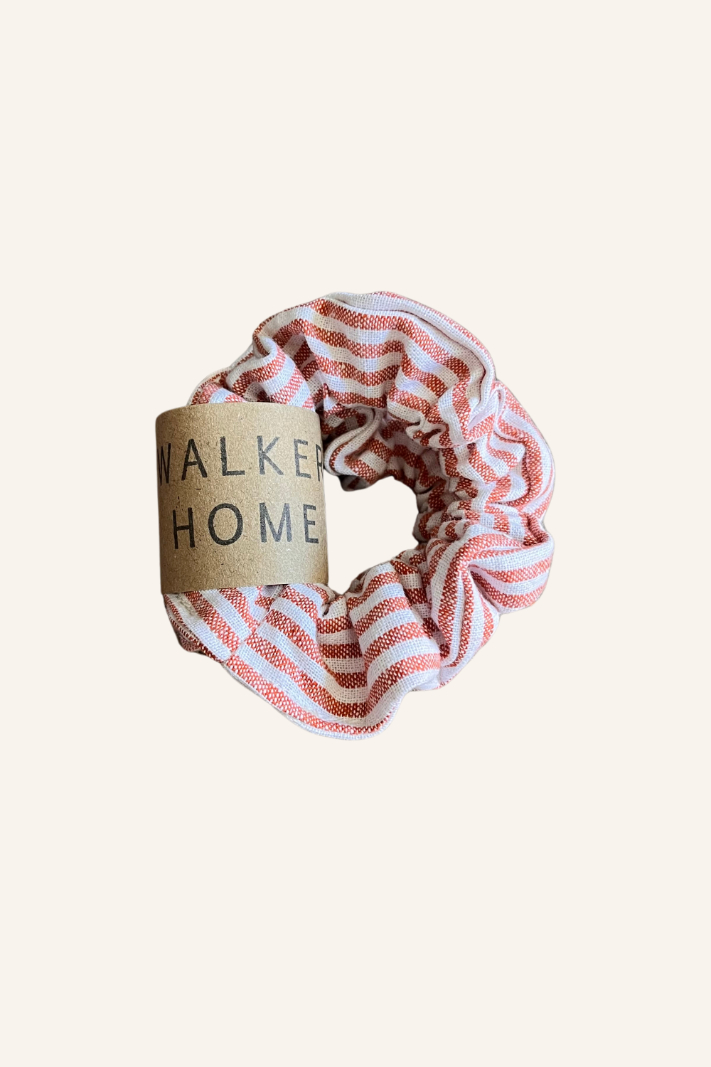 Walker Home – wholesale Scrunchie - Women’s – Scrunchie - Cinnamon/White - Linen1