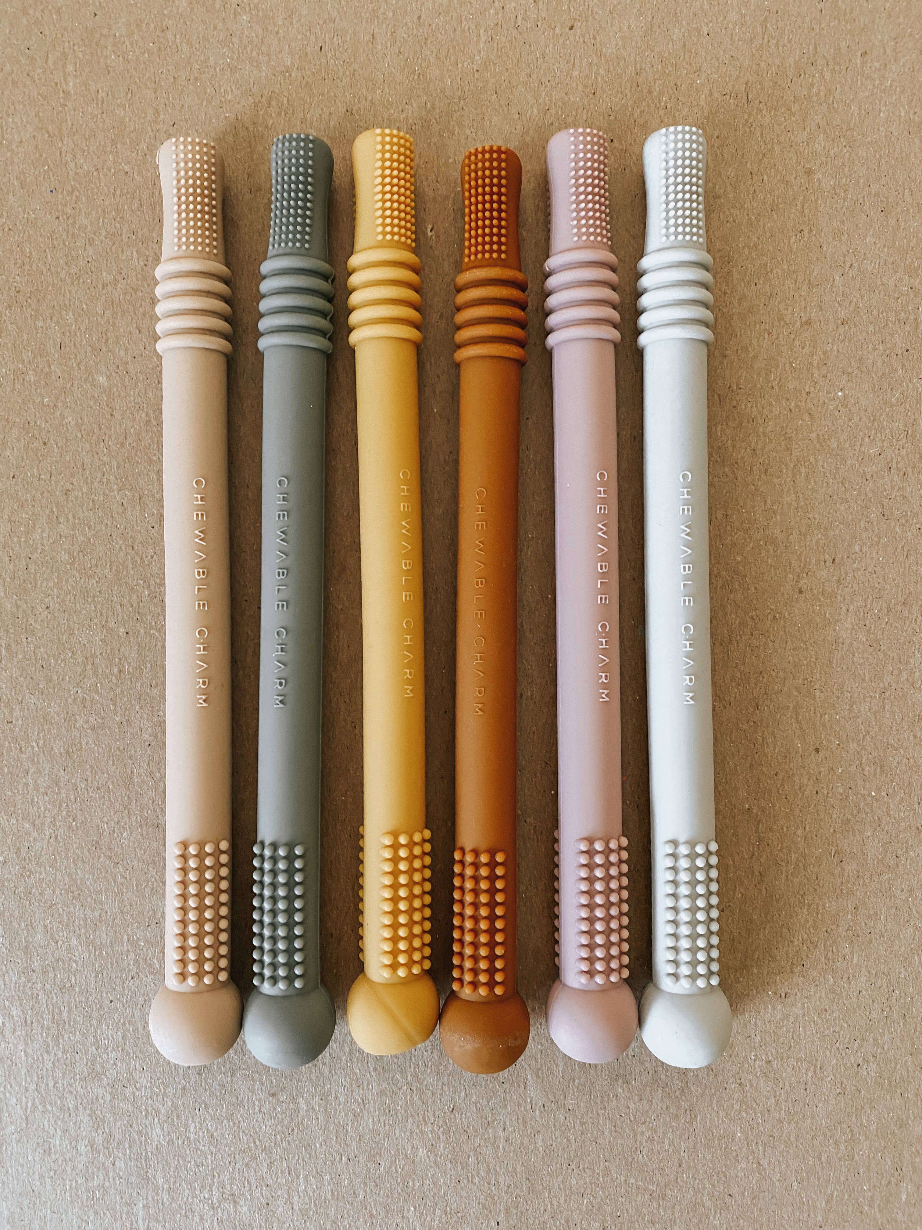 Chewable Charm - Wholesale Teether (Not Clip-On) - Baby - Magic Teething Wand- Mustard ☼8