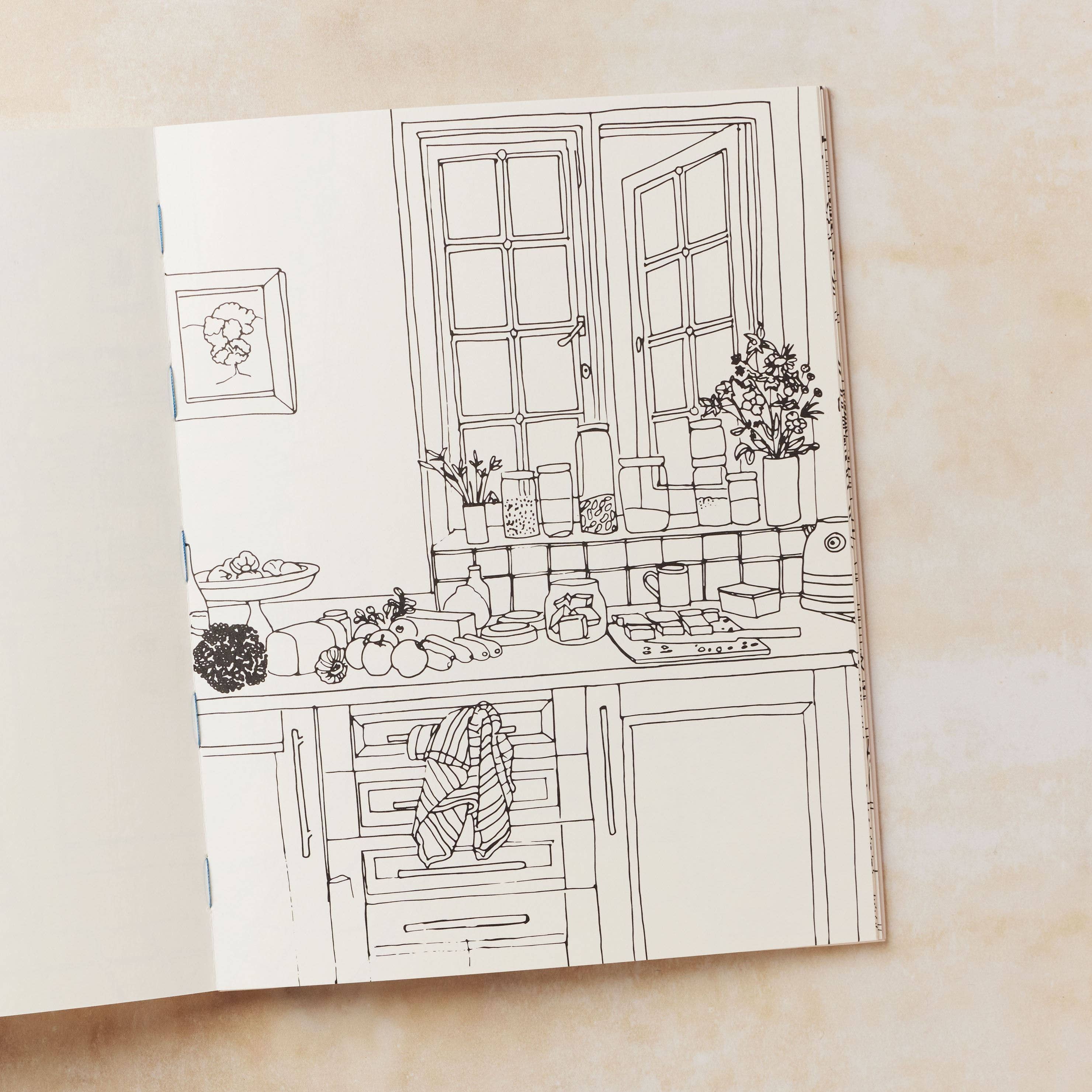 Bookspeed - Wholesale Coloring & Activity Book - Adult - Chez Moi: A Collection Of Beautiful Rooms To Colour In (HB)4