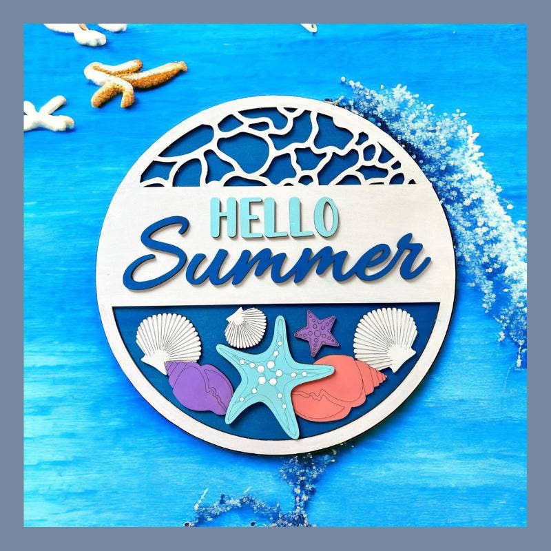 Denton Cove - Wholesale DIY Craft Kit - Hello Summer Seashells DIY Craft Kit4