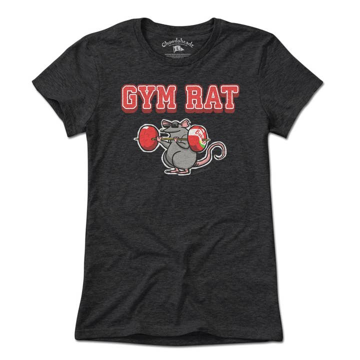 Chowdaheadz - Wholesale Screen Printed T-Shirt - Unisex - Gym Rat T-Shirt