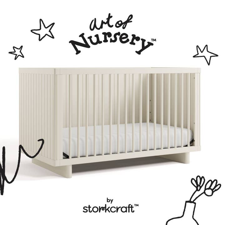 Storkcraft - Wholesale Bed - Kids & Baby - Storkcraft® Kyoto Deluxe Convertible Crib with Bonus Toddler Guardrail10