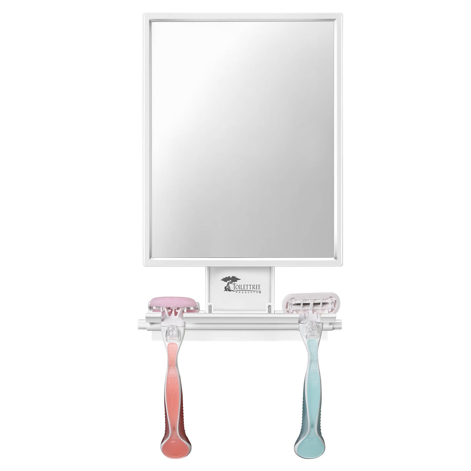 ToiletTree Products - Wholesale Bathroom Mirror - Deluxe Fogless Shower Mirror with Shelf and Squeegee18