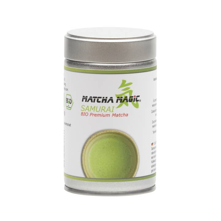 Matcha Magic - Vente Thés santé/détox - Matcha SAMURAI biologique — qualité supérieure (30 g/80 g)1