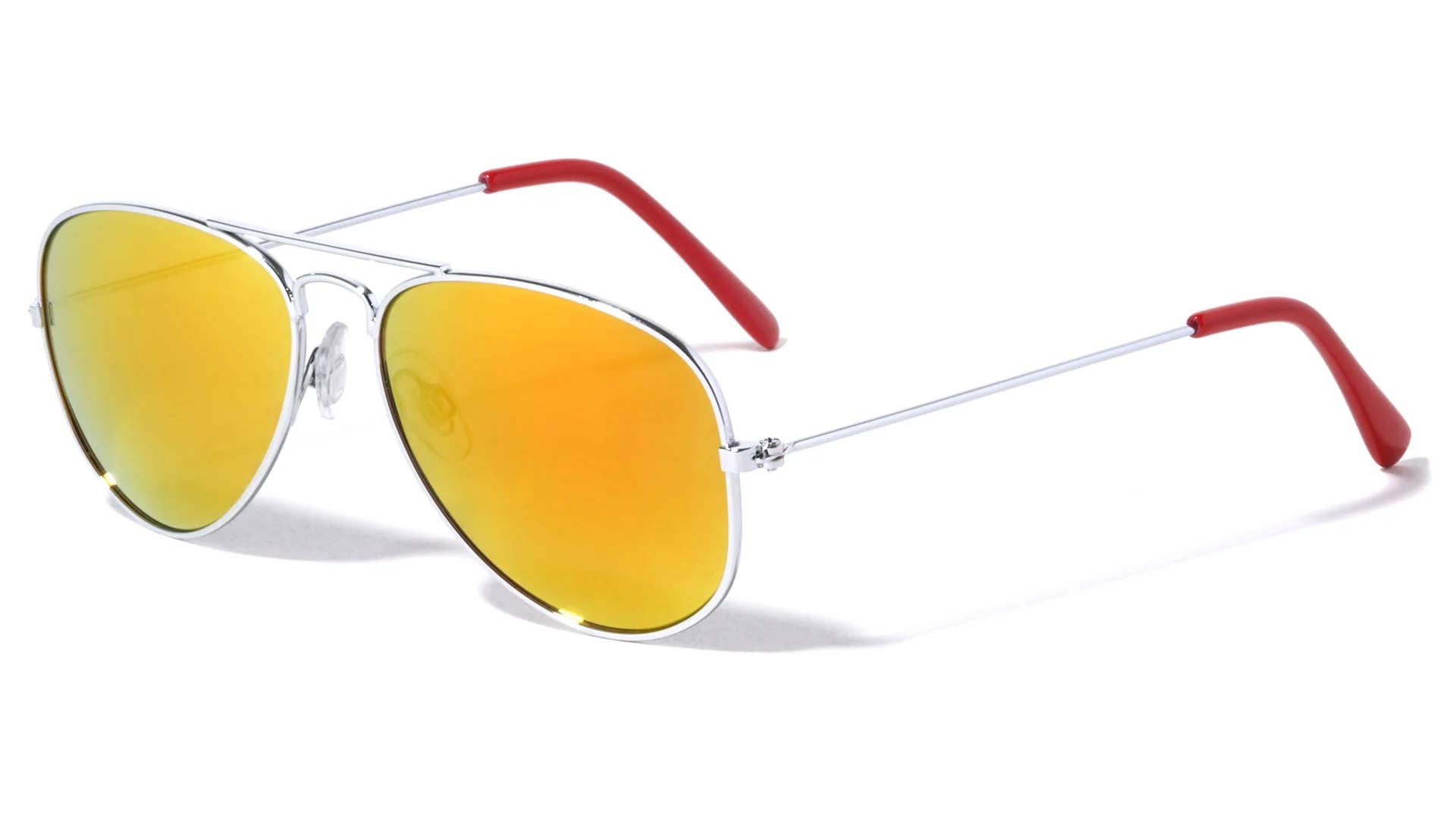 Sunrayzz Imports – wholesale Solglasögon/glasögon - Barn – Barn Färgspegel Aviator solglasögon k6258-cm2