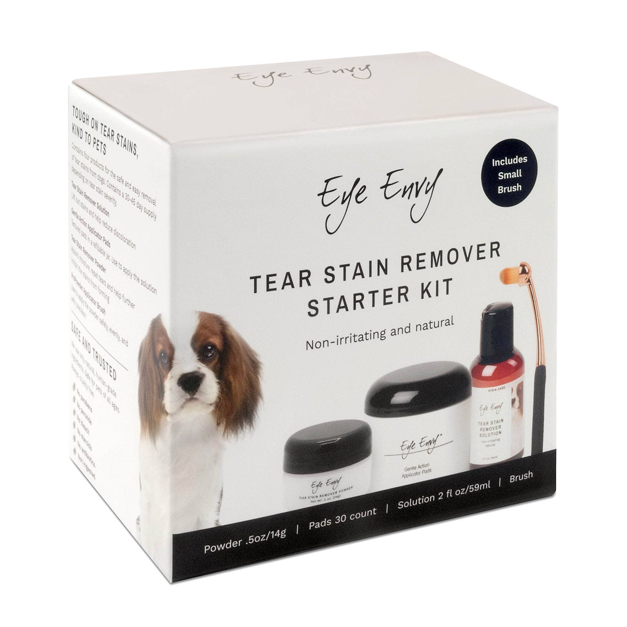 Eye Envy - Wholesale Pet Grooming Set - Dog - Dog Tear Stain Remover Starter Kit With Sm ProPowder Brush4