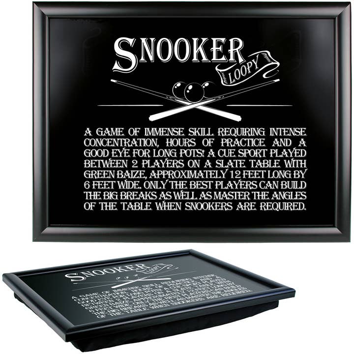 Lap Tray - Snooker for wholesale by Ultimate Gift For Man