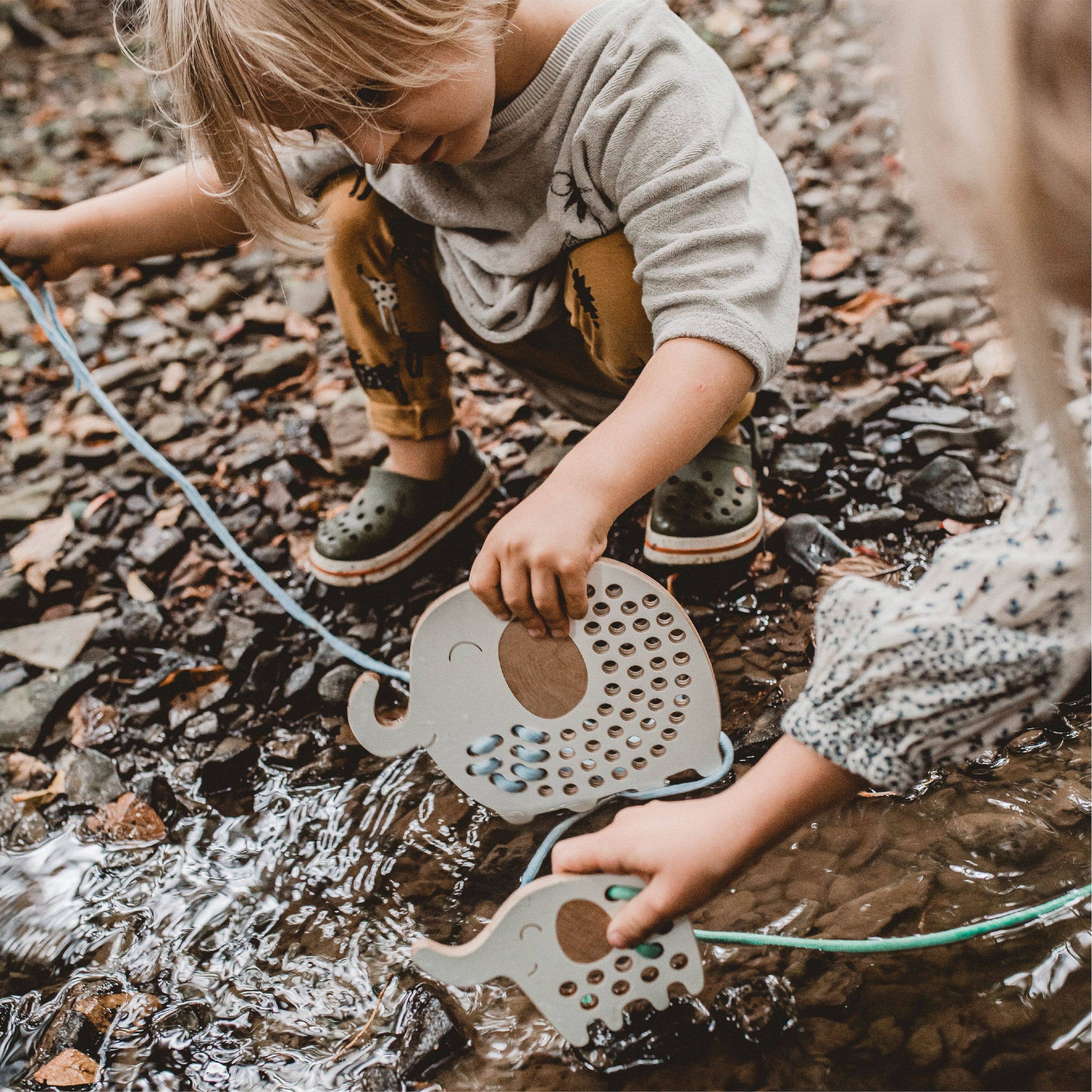milin - Wholesale Wood Toy - Kids - Oliver the Elephant, wooden lacing toy, montessori5