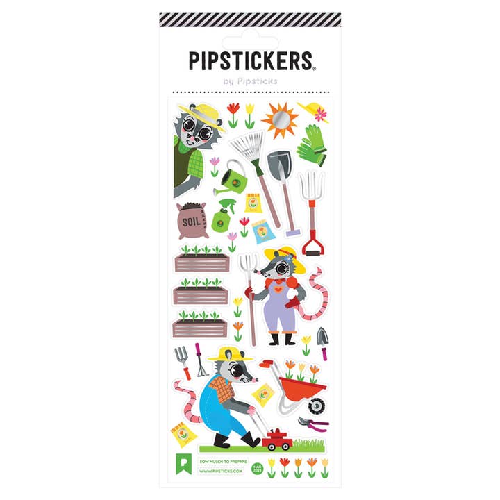 Pipsticks - Vente Autocollant - Semez du paillis pour préparer