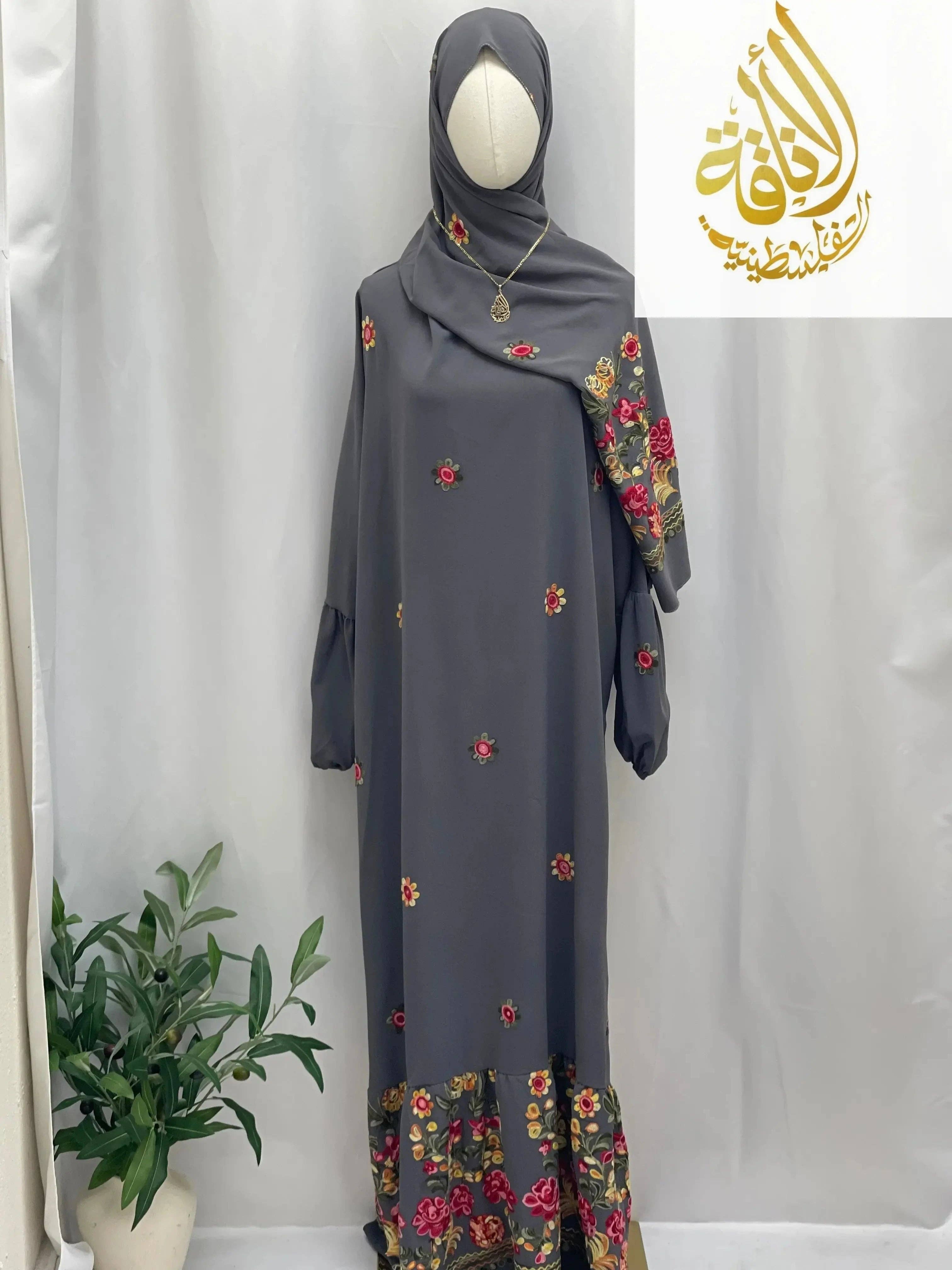 Palestinian Elegance - Wholesale Kaftan - Women's - Prayer Dress with Attached Hijab - Modesty & Comfort9