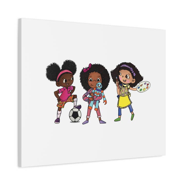Ikuzi Dolls - Wholesale Art Print - Kids & Baby - Kids' Canvas Wall Art - Playful Characters for Creative Spaces96