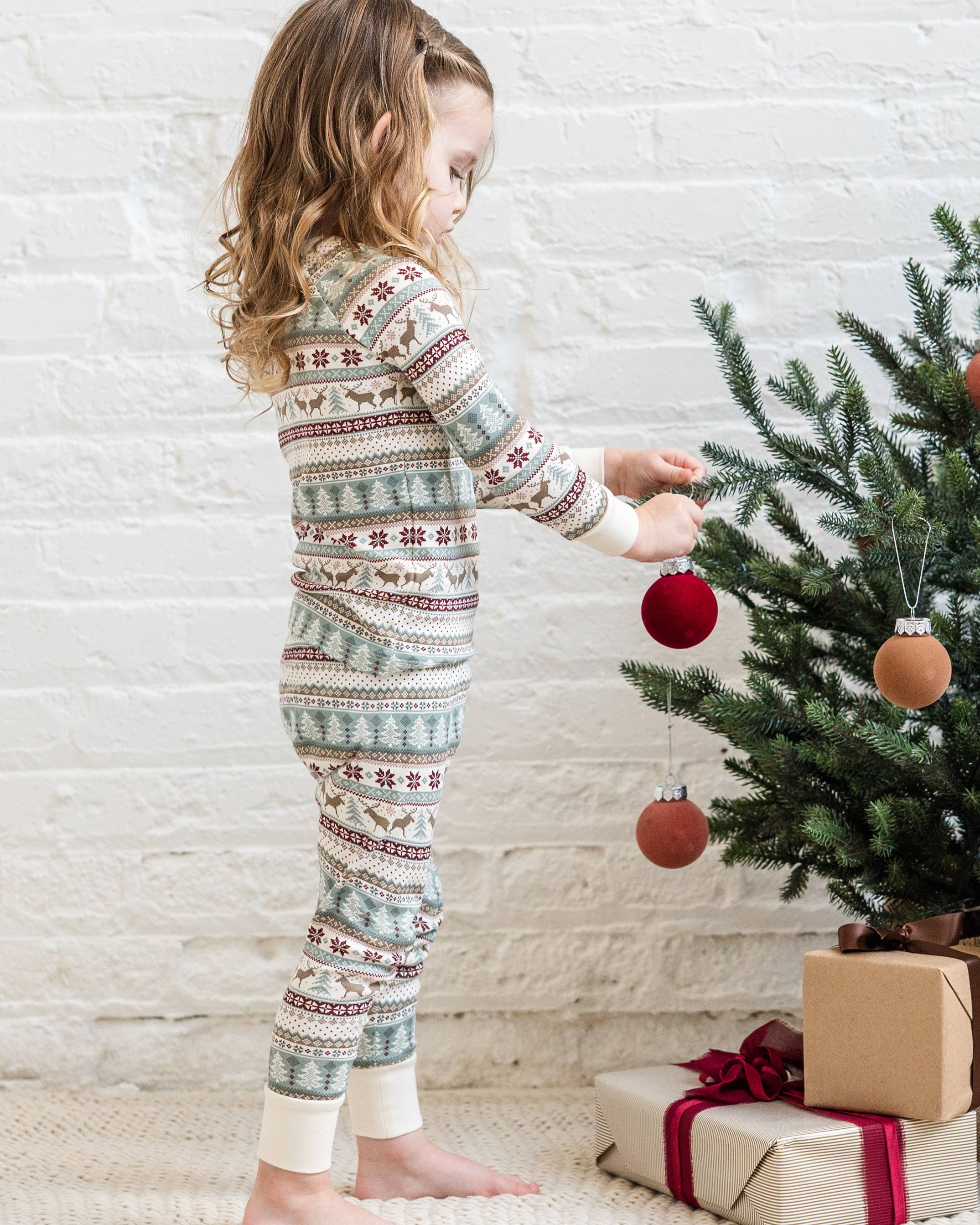 Colored Organics - Wholesale Sleepwear Set - Kids - 2 Piece Long Sleeve Jammie Set - Holiday Collection14