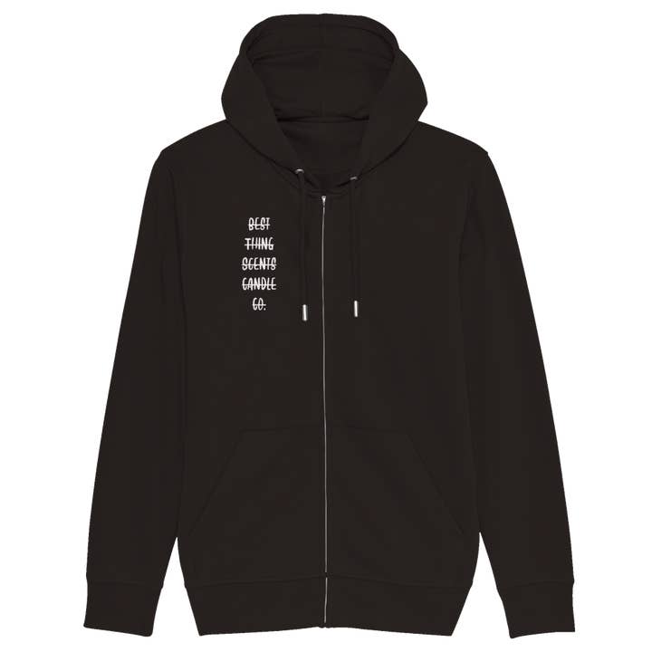 Organic Unisex Zip Hoodie for wholesale by Best Thing Scents