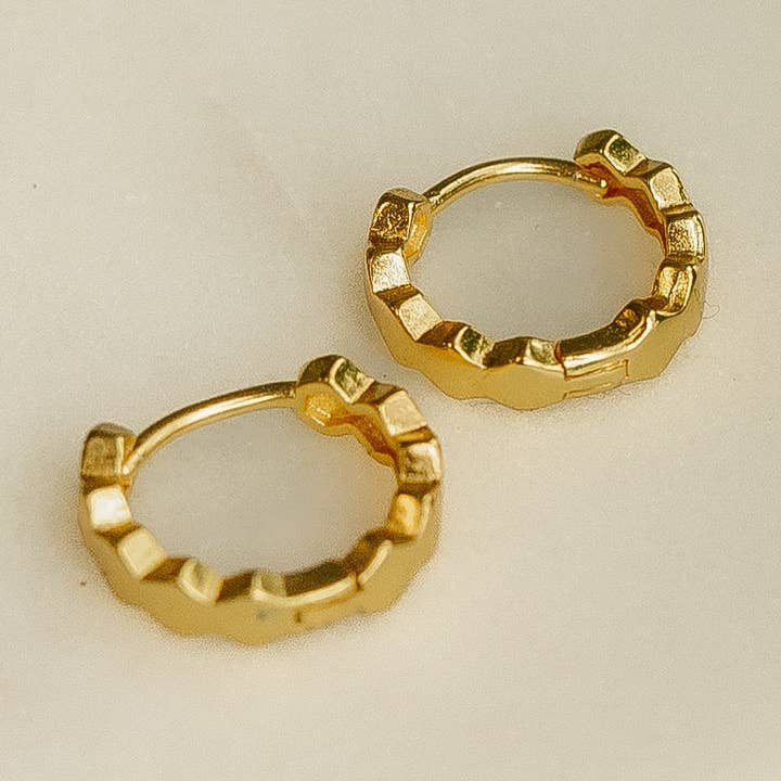 Sela Designs - Wholesale Hoop Earrings - Ribbon Huggie Hoops2