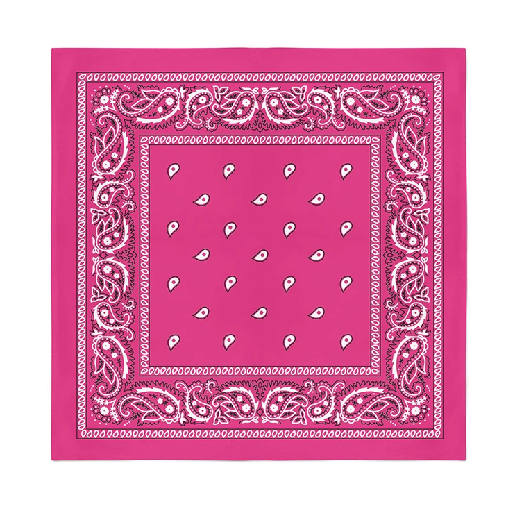Bandanas Wholesale – Bandana - Unissexo por atacado – Pacote com 12 bandanas de algodão paisley - 56 cm6