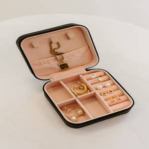 Jewelry Organizer Box Travel Storage Case - Zakka Canada