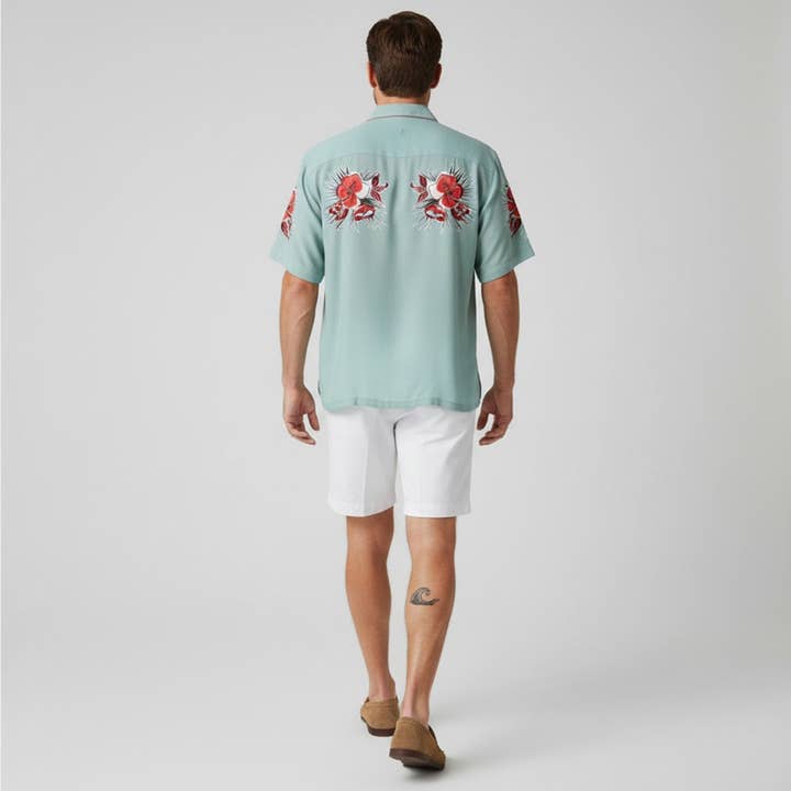 Virgoan Wish LLC - Wholesale Button Down Shirt - Men's - Caicos | Men's Short-Sleeved Shirt | Available in Europe7