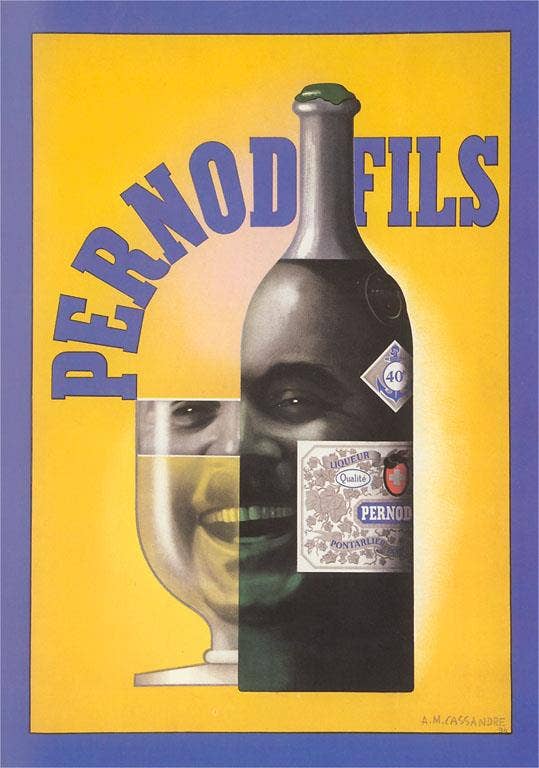Found Image Press - Wholesale Stationery/Notecard Set - Greeting Card BV-268 Pernod Fils Ad0